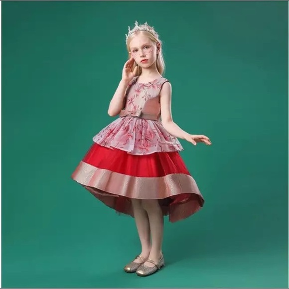 Other - Special Occasions Formal Flower Embroidered Princess Birthday Wedding Dress 5043